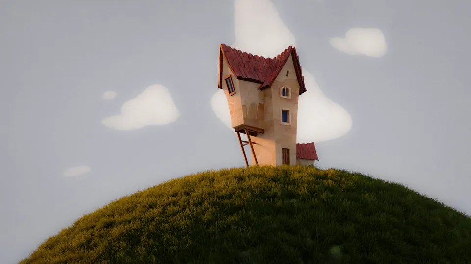 Nordic Shelter, 3D Blender